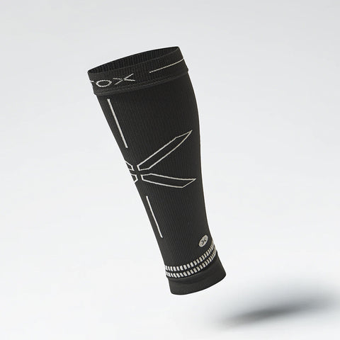 Calf Sleeves Men | Black / Light Grey