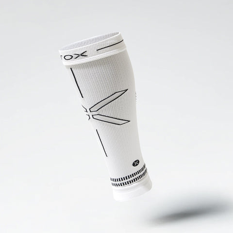 Calf Sleeves Men | White / Black