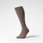 Cotton Everyday Socks Women | Light Brown / Red