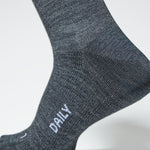 Merino Everyday Socks Men | Dark Grey / White