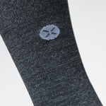 Merino Everyday Socks Men | Dark Grey / White