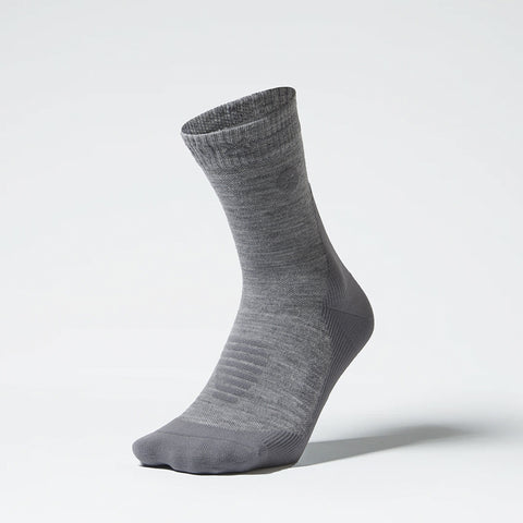 Merino Hiking Ankle Socks Men | MidGrey / Grey