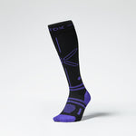 Ultralight Running Socks Women | Black / Purple