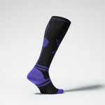 Ultralight Running Socks Women | Black / Purple
