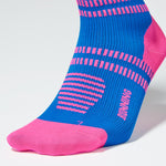 Ultralight Running Socks Women | Blue / Pink