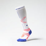 Running Socks Women | White / Orange