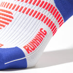 Running Socks Women | White / Orange
