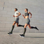 Running Socks Women | Charcoal / Fuchsia