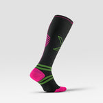 Running Socks Women | Charcoal / Fuchsia