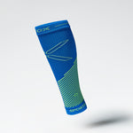 Sports Calf Sleeves Men | Blue / Yellow