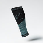 Sports Calf Sleeves Women | Black / Acqua