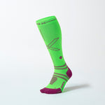 Sports Socks Women 2024 | Green Fluo / Magenta