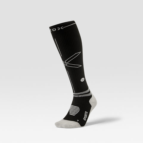 Sports Socks Men | Black / Light Grey